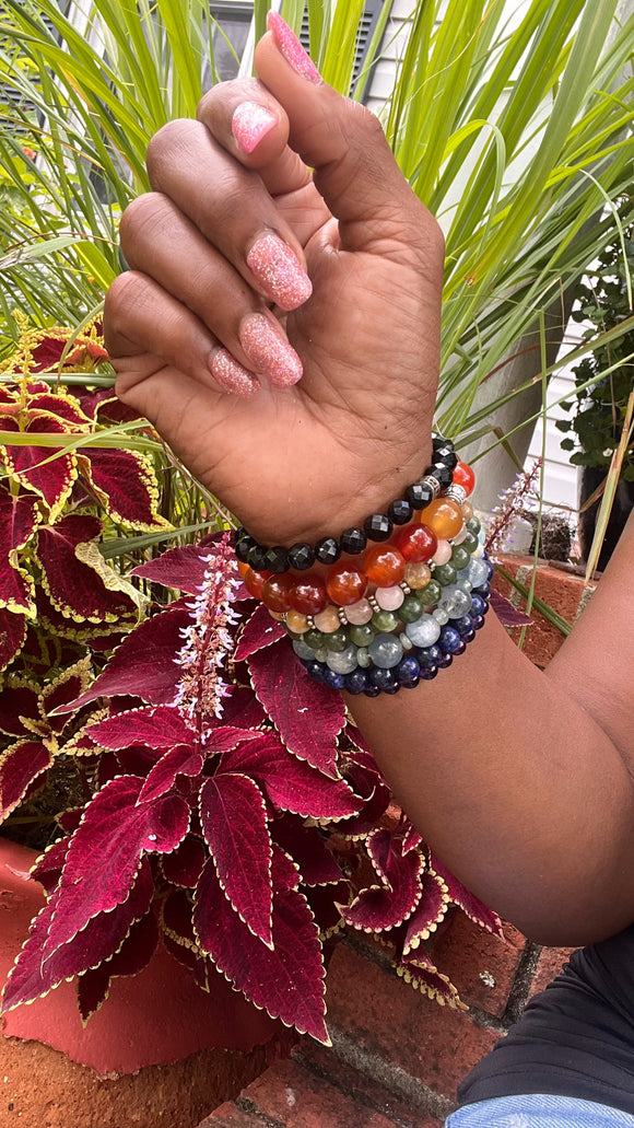 gemstone stretchy bracelets