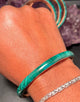 malachite bangle bracelet