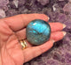 labradorite palm stone