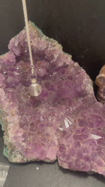 clear crystal quartz dowsing pendulum the answer is no