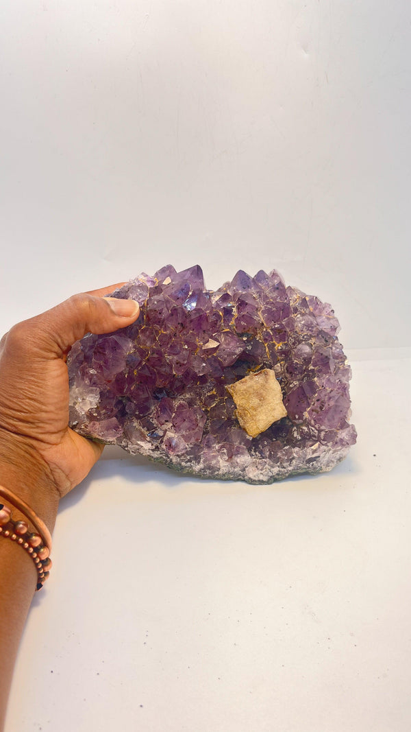 Amethyst Druzy Crystal Quartz 1.6kg - Infinite Treasures, LLC