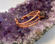 Double Terminated Smoky Elestial Quartz Crystal Wirewrapped Copper Bracelet - Infinite Treasures, LLC