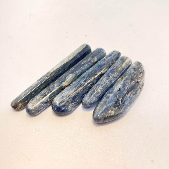 blue kyanite polished wands