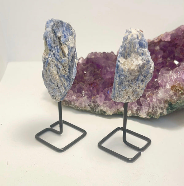 Blue Kyanite on Stand - Infinite Treasures, LLC