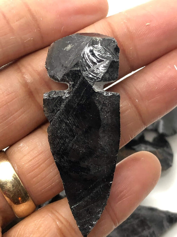 Apache Tear Obsidian Arrowhead - Infinite Treasures, LLC