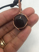 Natural Garnet Crystal Copper Pendant - Infinite Treasures, LLC