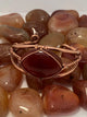 Carnelian  Copper Bracelet Wire wrapped Handmade - Infinite Treasures, LLC