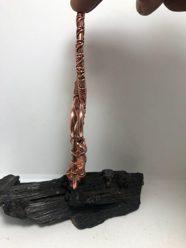 Copper Nugget Healing synergy reiki Coptic Cross Kemetic Ankh - Infinite Treasures, LLC