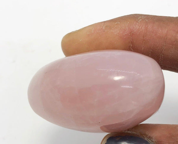 Rose Quartz 1.75-inch Puffy Heart - Infinite Treasures, LLC