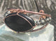 Shungite and Pyrite Copper Melanin Affinity Crystal Synergy Wirewrapped Bracelet - Infinite Treasures, LLC