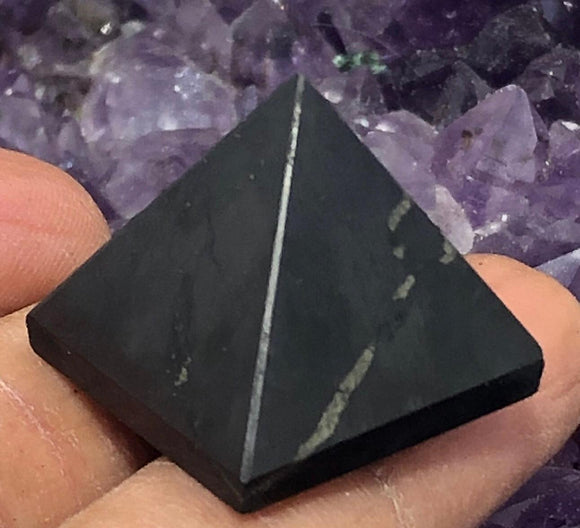 Shungite Pyramid 1 inch - Infinite Treasures, LLC