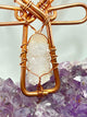 South African Spirit Quartz Amethyst POCKET Ankh - Infinite Treasures, LLC